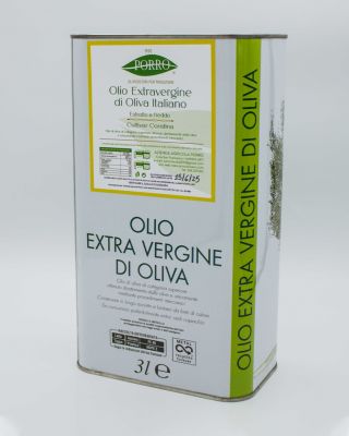 3 litri di Olio extravergine di oliva cultivar coratina