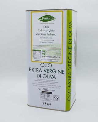 5 litri di olio extravergine di oliva cultivar coratina