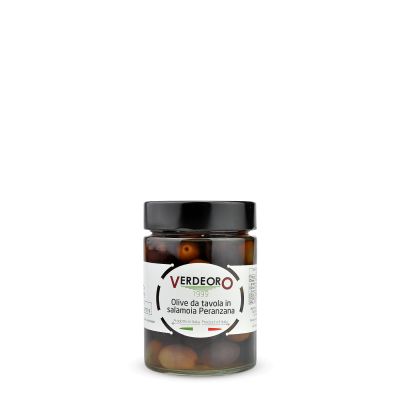 Olive in salamoia denocciolate di Peranzana vaso 314 ml