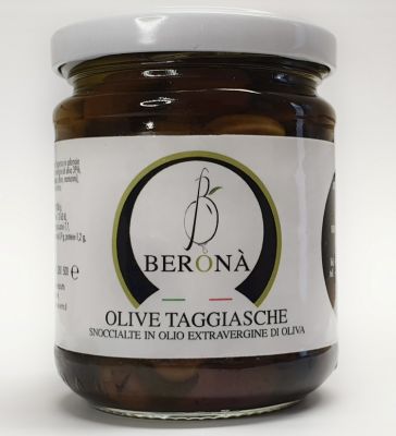 Olive Taggiasche denocciolate in olio 280 gr