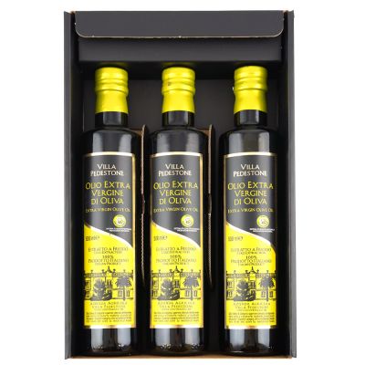 Cofanetto 3 bottiglie Olio Extravergine di Oliva 500ml